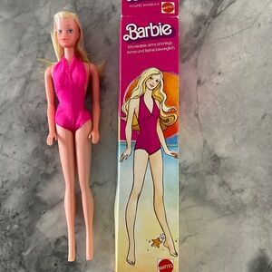 Rare 1975 Superstar Barbie Doll Steffie Face #7832 European Exclusive Box